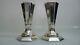 Pair Of Candlestick Holders Beautiful Vintage Silver 925