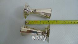 Pair of Candlestick Holders Beautiful Vintage Silver 925