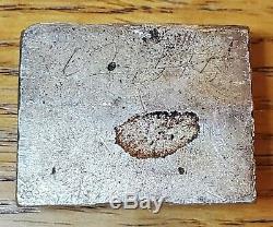 Pair of Rare P Mint Poured 1 Troy oz Silver Bars still attached Vintage Old