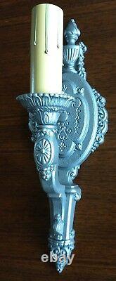 Pair of Restored Vintage Riddle Design Co. 1-light Sconces Ready to Use