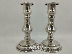 Pair of Silver 925 Candle Holders Beautiful Vintage