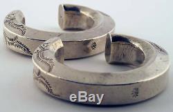 Pair of Silver Akha Bracelets (Thailand)/ Vintage Hill Tribe