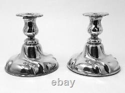 Pair of Stunning EUGEN FERNER German Sterling Silver Candlesticks