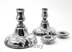 Pair of Stunning EUGEN FERNER German Sterling Silver Candlesticks