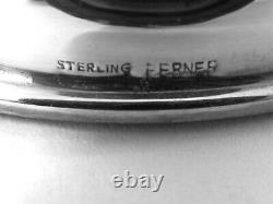 Pair of Stunning EUGEN FERNER German Sterling Silver Candlesticks
