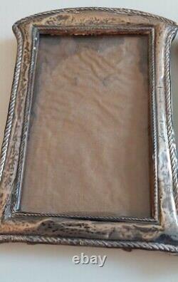 Pair of Vintage 1920 G & C Ltd Sterling Silver Picture Frames 5.25 x 3.25