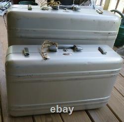 Pair of Vintage 1950s/60s Halliburton Pre-Zero Suitcase