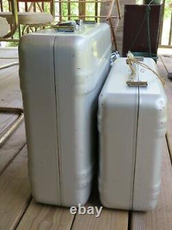 Pair of Vintage 1950s/60s Halliburton Pre-Zero Suitcase