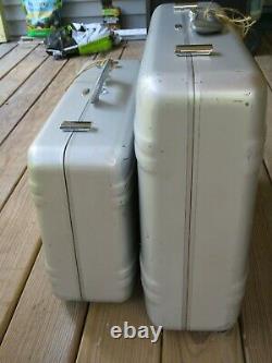 Pair of Vintage 1950s/60s Halliburton Pre-Zero Suitcase