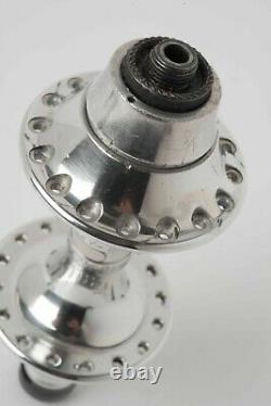 Pair of Vintage 1980s Campagnolo C Record ISO 1.375 x 24 32 hole Hubs 100/130