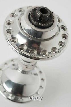 Pair of Vintage 1980s Campagnolo C Record ISO 1.375 x 24 32 hole Hubs 100/130