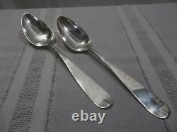 Pair of Vintage 900 Silver Serving Spoons Signed FF G