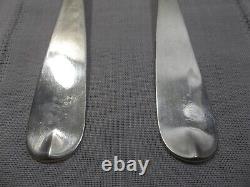 Pair of Vintage 900 Silver Serving Spoons Signed FF G
