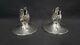 Pair Of Vintage Durham Solid Sterling Silver Art Nouveau Style Candle Holders