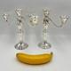 Pair Of Vintage Frank M. Whiting & Company Sterling Silver #224 Candle Holders