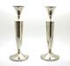 Pair Of Vintage Genova Silver Co Inc Sterling Silver Weighted Candlesticks