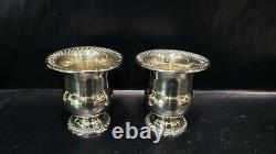 Pair of Vintage National Sterling Silver Toothpick Holders, 85.7 grams