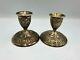 Pair Of Vintage Persian Islamic Solid Silver Candlesticks