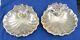 Pair Of Vintage Reed & Barton 11.5 Sterling Silver Scallop Shell Bowls #rs98