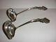 Pair Of Vintage Reed & Barton Sterling Silver Harlequin Cream Ladle