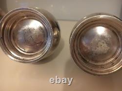 Pair of Vintage Royal Danish Sterling Salt & Pepper Shakers S107