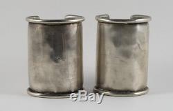 Pair of Vintage Silver Cuffs from Rajasthan #3