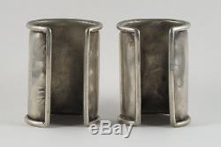 Pair of Vintage Silver Cuffs from Rajasthan #3