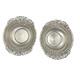 Pair Of Vintage Stamped Silver Bon Bon Dishes, 80 Grams