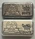 Pair Of Vintage Star Metals Old Pour. 999 Silver Art Bars. 10.81 T-oz Total