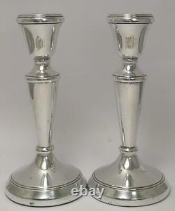 Pair of Vintage Sterling Silver Candlesticks (5 ¾) Hallmarked 1989