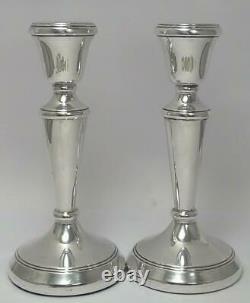 Pair of Vintage Sterling Silver Candlesticks (5 ¾) Hallmarked 1989