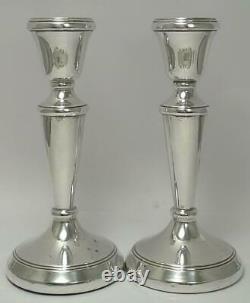 Pair of Vintage Sterling Silver Candlesticks (5 ¾) Hallmarked 1989