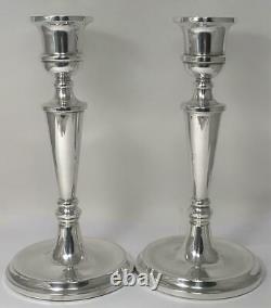 Pair of Vintage Sterling Silver Candlesticks (7 ¾) Hallmarked 1988