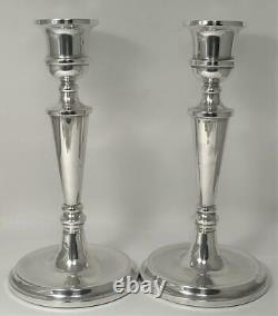 Pair of Vintage Sterling Silver Candlesticks (7 ¾) Hallmarked 1988