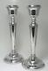 Pair Of Vintage Sterling Silver Candlesticks (9 Tall) Hallmarked 1991