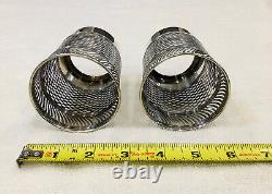 Pair of Vintage Sterling Silver Cup Holders (140 grams total)