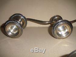 Pair of Vintage Sterling Silver Gorham candelabra 3 lights branches E for 668