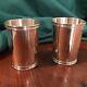 Pair Of Vintage Sterling Silver Mint Julep Cup 3759 By Manchester, No Monograms