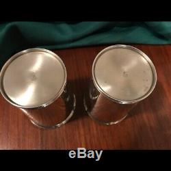 Pair of Vintage Sterling Silver Mint Julep Cup 3759 by Manchester, No Monograms