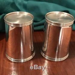 Pair of Vintage Sterling Silver Mint Julep Cup 3759 by Manchester, No Monograms