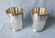 Pair Of Vintage Sterling Silver Mint Julep Cups By Harry Mccord Kentucky Withmono