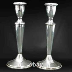 Pair of Vintage Sterling Silver Reed & Barton Candlesticks
