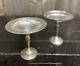 Pair Of Vintage Sterling Silver Weighted Ice Cream Sunday Dishes