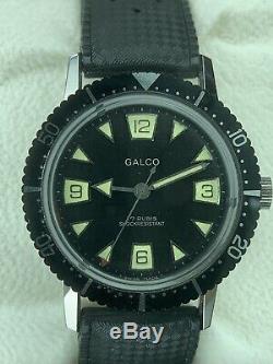 Pair of Vintage Swiss Divers Gallet (Galco) And Watex