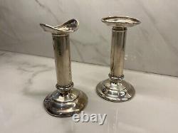Pair of Vintage Tiffany & Co. Candle holders Sterling Silver / 925