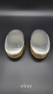 Pair of Vintage Tiffany & Co Sterling Silver Clothes Brushes # 6394