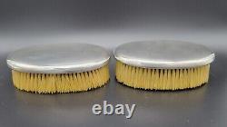 Pair of Vintage Tiffany & Co Sterling Silver Clothes Brushes # 6394