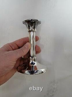 Pair of Vintage Tiffany and Company Candleholders Sterling Silver / 925