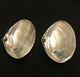 Pair Of Vintage Wallace Sterling Silver Clam Shell Dishes