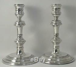 Pair of Vintage hallmarked Sterling Silver Candlesticks (6.6) 1958